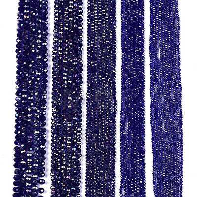 Electroplate Glass Beads Strands LS-EGLA-A044-T6mm-B06-1