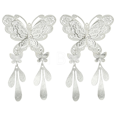 2Pcs Brass Pendants HJEW-YW00466-02-1