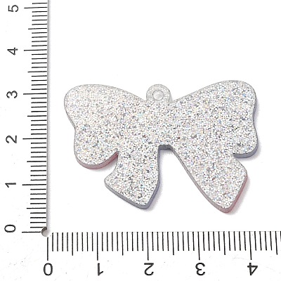 Independence Day Printed Transparent Acrylic Pendants OACR-B055-02G-1