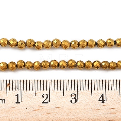 Electroplate Synthetic Magnetic Hematite Beads Strands G-A263-B01-02A-1