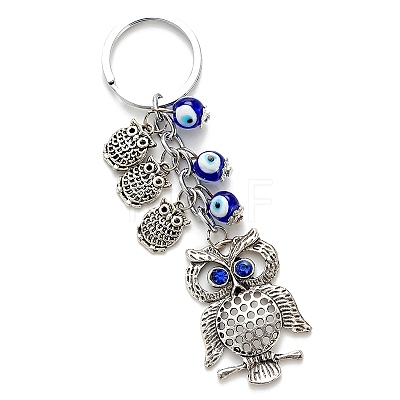 Metal Owl Keychains PW-WG14111-01-1