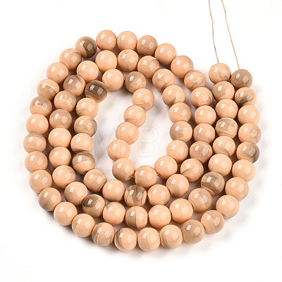 Baking Paint Glass Beads X1-DGLA-N013-10mm-07-1