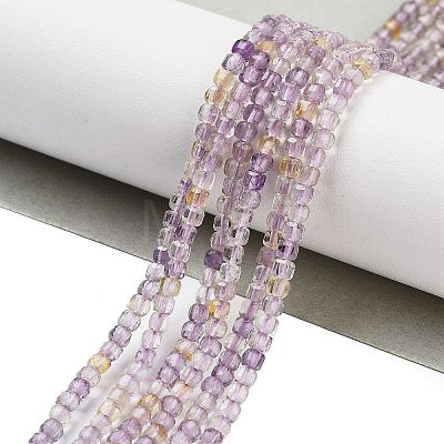 Natural Ametrine Beads Strands G-H042-B40-01-1