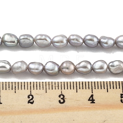 Natural Keshi Pearl Cultured Freshwater Pearl Beads Strands PEAR-P062-25A-1