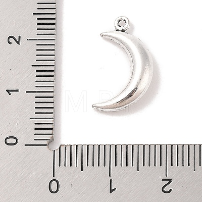 Moon Alloy Pendants X-TIBEP-R336-172AS-FF-1