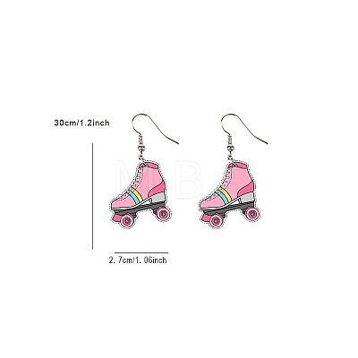 Acrylic Dangle Earrings FS-WG15EBF-14-1