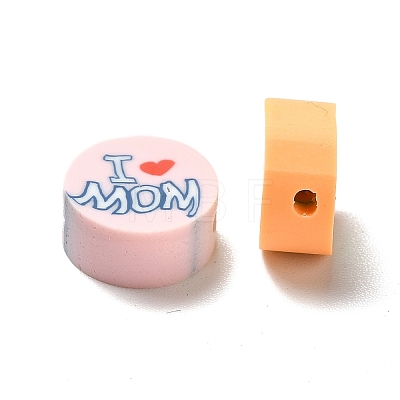 Mother's Day Handmade Polymer Clay Beads CLAY-B003-19-1