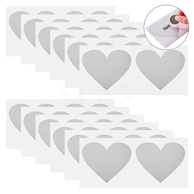 50Pcs Coated Scratch Off Film Password Sticker DIY-TA0015-48D-1
