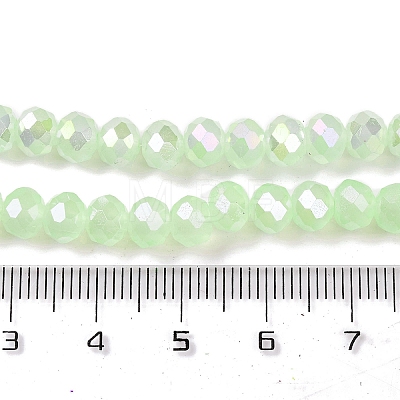 Baking Electroplate Glass Beads Strands DGLA-A039-J10mm-B17-1