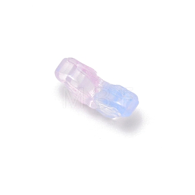 Two Tone Glass Beads GLAA-TAC0008-01-1