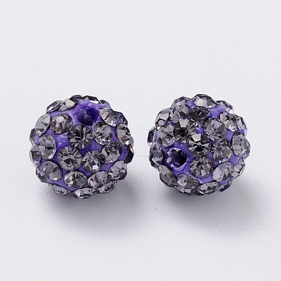 Pave Disco Ball Beads RB-H258-10MM-539-1