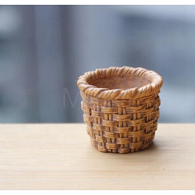 Mini Resin Bamboo Basket PW-WG88609-01-1