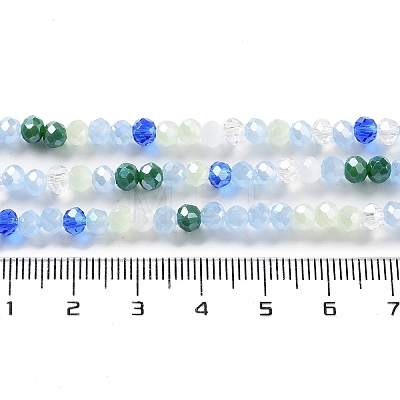 Glass Beads Strands EGLA-A034-M4mm-09-1