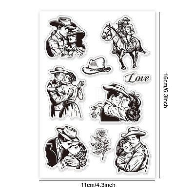 Custom Summer Theme PVC Plastic Clear Stamps DIY-WH0631-0014-1