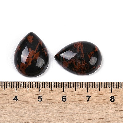 Natural Mahogany Obsidian Cabochons G-H094-01A-30-1