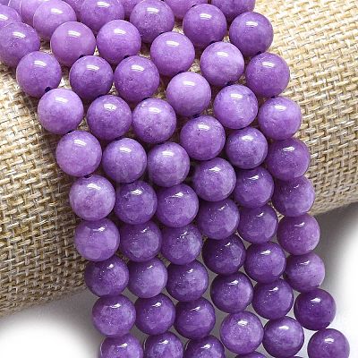 Natural Malaysia Jade Beads Strands G-L645-A01-8mm-18-1