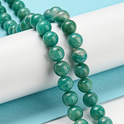 Natural Amazonite Beads Strands G-P503-6MM-10-1