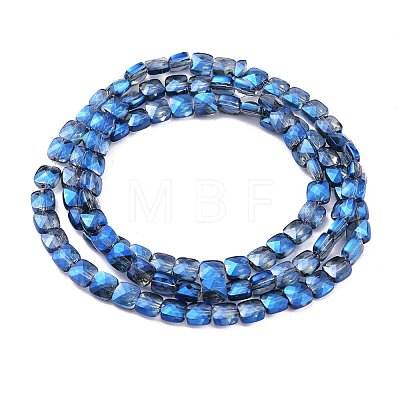 Electroplate Glass Beads Strands EGLA-S176-02-B06-1