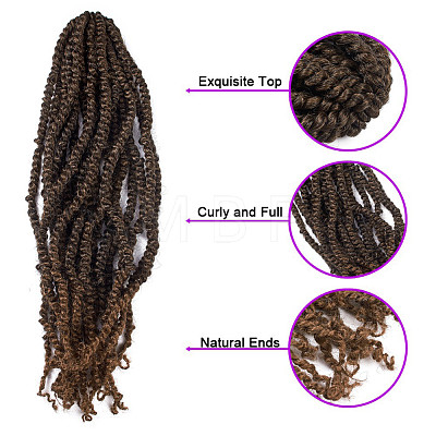 Pre-Twisted Passion Twists Crochet Hair OHAR-G005-17D-1