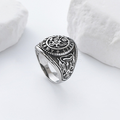 304 Stainless Steel US Military Army Finger Rings for Men YQ5798-3-1