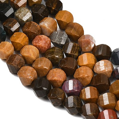 Natural Ocean Jasper Beads Strands G-P611-C05-01-1