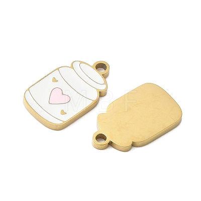 304 Stainless Steel Enamel Pendants STAS-G360-04G-02-1