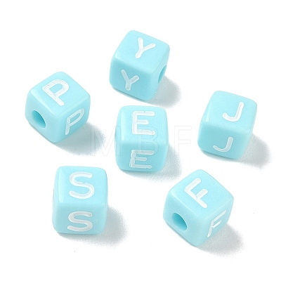 Opaque Acrylic Beads AC-CBA7818-01F-1