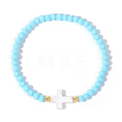 Bohemian Glass Beads Stretch Bracelets LS-KO2121-6-1