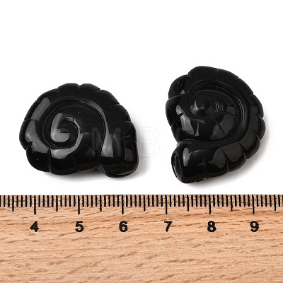 Natural Obsidian Pendants G-NH0065-01E-1