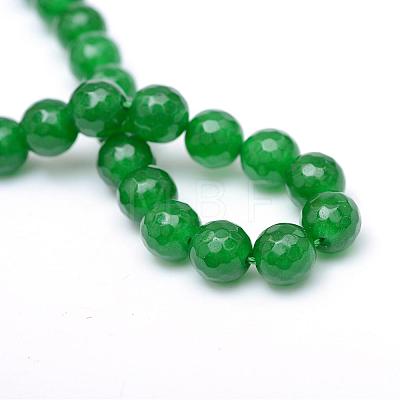 Natural White Jade Bead Strands G-R346-4mm-01-1