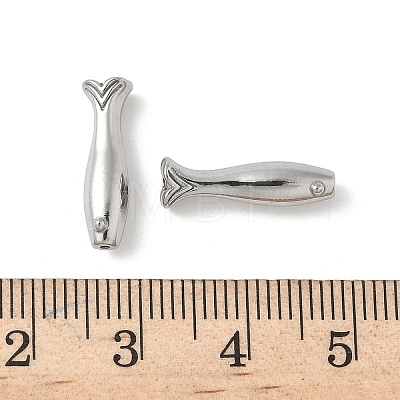 304 Stainless Steel Beads STAS-F320-15A-P-1