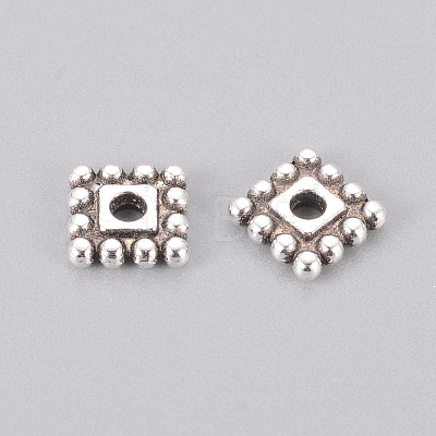 Tibetan Style Alloy Spacer Beads TIBEB-P002-02AS-NR-1