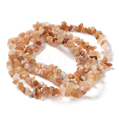 Natural Pink Aventurine Beads Strands G-E607-A13-1