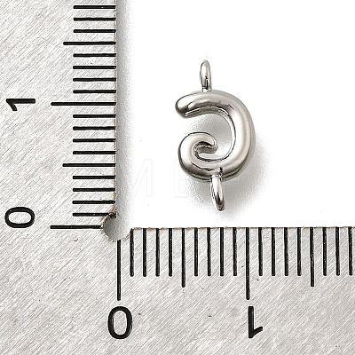Brass Connector Charms KK-P295-01P-G-1