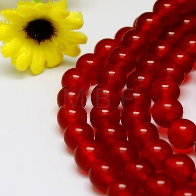 Natural Malaysia Jade Bead Strands G-M099-4mm-04-1