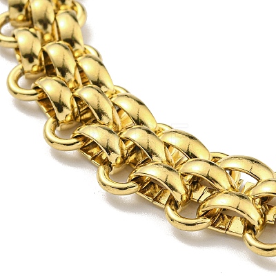 304 Stainless Steel Chain Necklaces NJEW-P298-01B-G-1