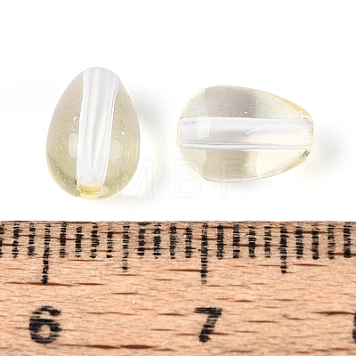 Baking Paint Transparent Glass Beads DGLA-N014-10L-1