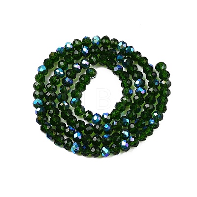 Electroplate Glass Beads Strands EGLA-A044-T4mm-L24-1