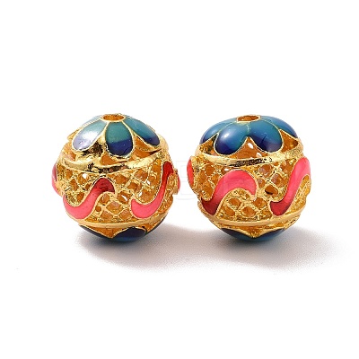 Hollow Alloy Beads ENAM-L039-22MG-01-1