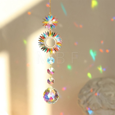 Alloy Rhinestones Hanging Ornaments PW-WG64A37-03-1