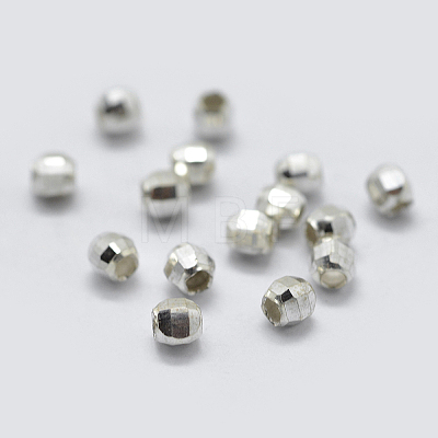 Sterling Silver Spacer Beads X-STER-K171-47S-4mm-1