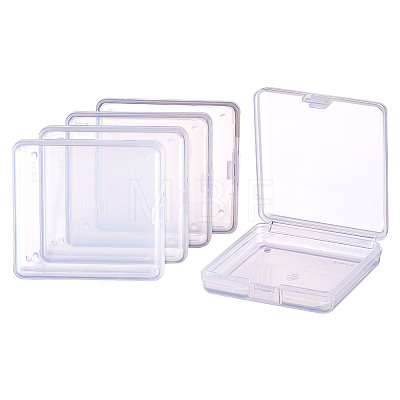 Transparent Plastic Bead Containers CON-BC0004-61-1