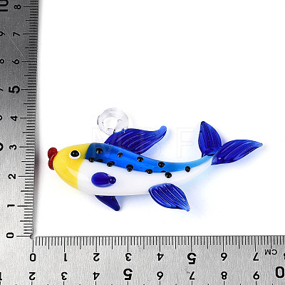 Handmade Lampwork Big Pendants LAMP-T025-04B-1