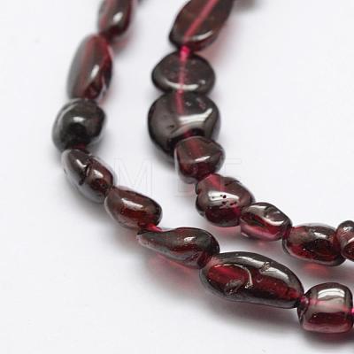 Natural Garnet Beads Strands G-F521-36-1
