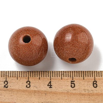 Synthetic Goldstone Beads G-G147-01K-1