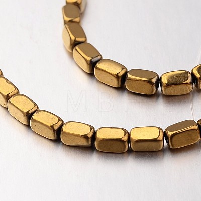 Electroplate Non-magnetic Synthetic Hematite Bead Strands G-F300-40B-03-1