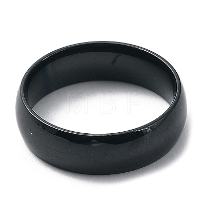 Ion Plating(IP) 304 Stainless Steel Flat Plain Band Rings STAS-I160-A-21mm-B-1