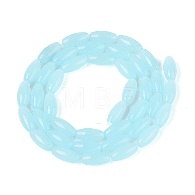 Imitation Jade Glass Beads Strands GLAA-T028-15J-01-1