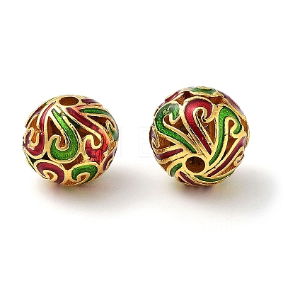 Alloy Enamel Beads ENAM-B001-03A-1