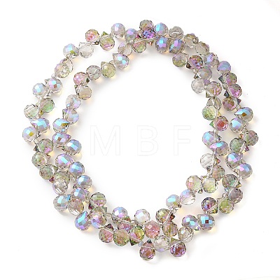 Electroplate Glass Beads Strands EGLA-D030-17K-1